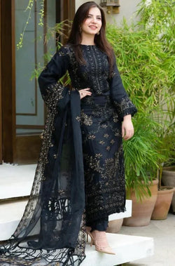 3pc-Embroidered-Lawn SD 203